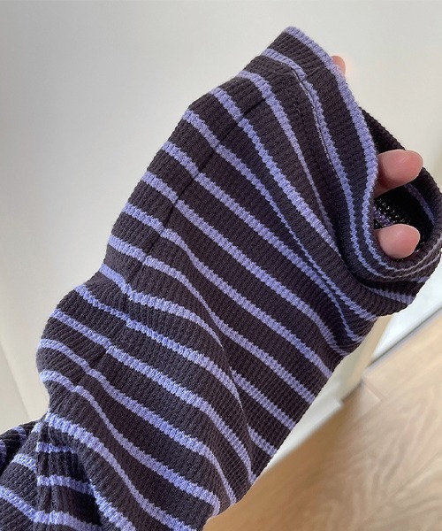 「chuclla」 長袖カットソー FREE パープル レディース_画像2