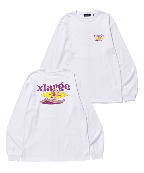 XLARGE（エクストラ ラージ） 長袖Tシャツ X-LARGE ホワイト メンズ