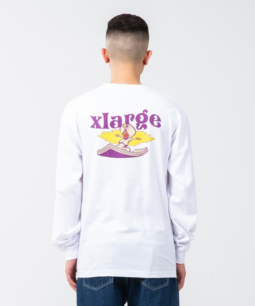 XLARGE（エクストラ ラージ） 長袖Tシャツ X-LARGE ホワイト メンズ