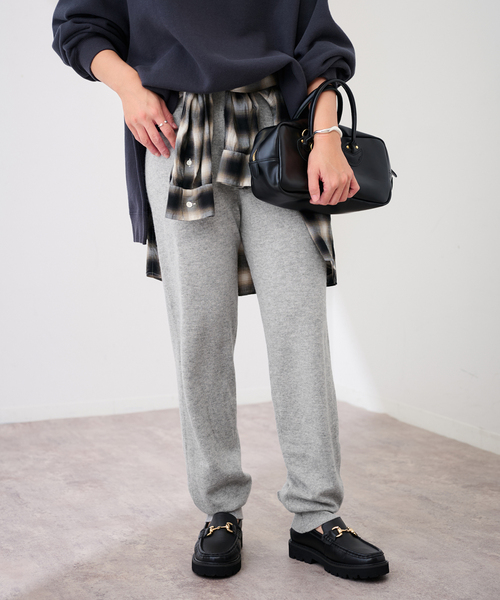 FRAMeWORK（フレームワーク） パンツ カシミヤ ニットパンツ