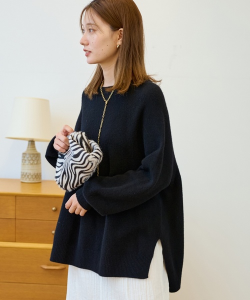 FRAMeWORK（フレームワーク） 長袖ニット FREE ブラック レディース