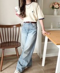 tシャツ 半袖 1枚で決まるから、つい手に取り...の詳細画像5