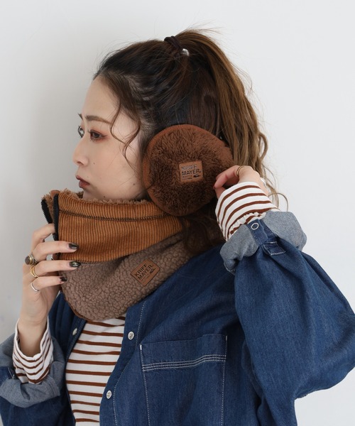 KRIFF MAYER（クリフメイヤー） 耳当て イヤーマフ もこもこ ボア