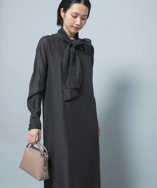 ワンピース シルク混シアーオーガンジーワンピース : ZOZOTOWN Yahoo