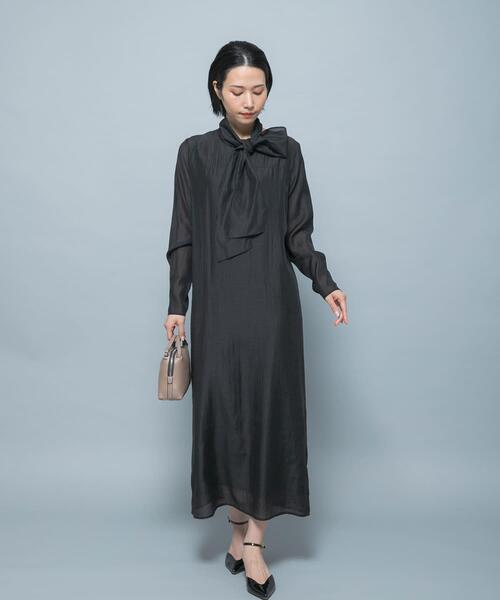 ワンピース シルク混シアーオーガンジーワンピース : ZOZOTOWN Yahoo