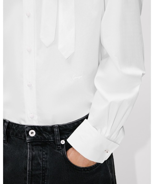 KENZO（ケンゾー） シャツ ボウ カラー シャツ イン コットン メンズ