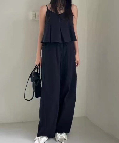 「sakishimatokyo」 セットアップ FREE ブラック レディース_画像4