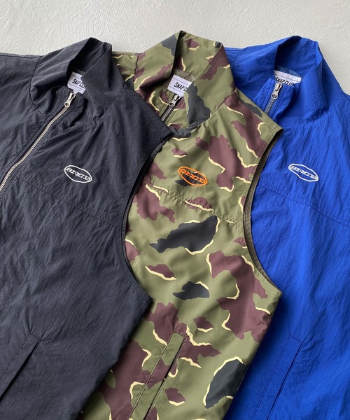 「Snap club」 ナイロンベスト L ブラック メンズ_画像9