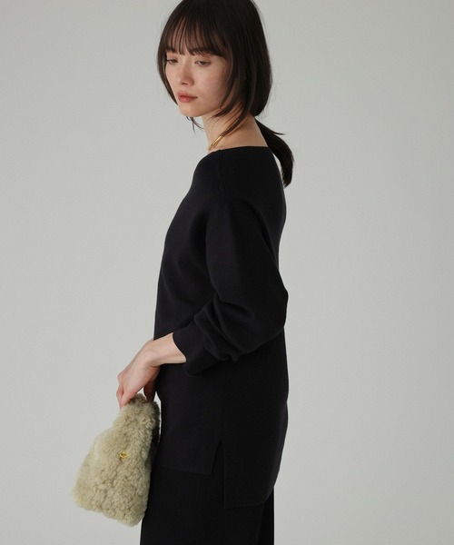 「BABYLONE」 長袖ニット フリー ベージュ レディースの画像