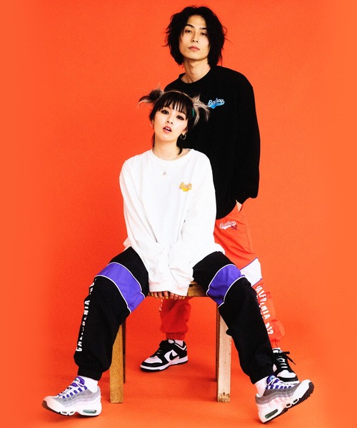 「BAD BOY」 イージーパンツ M ブラック メンズ_画像9