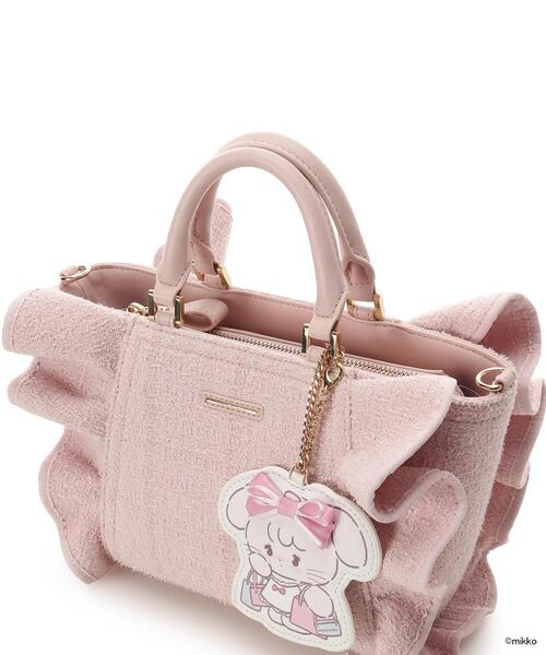 samanthavega フリル付きピンク色ハンドバッグ Samantha Vega（サマンサベガ） ハンドバッグ Lil ala mode
