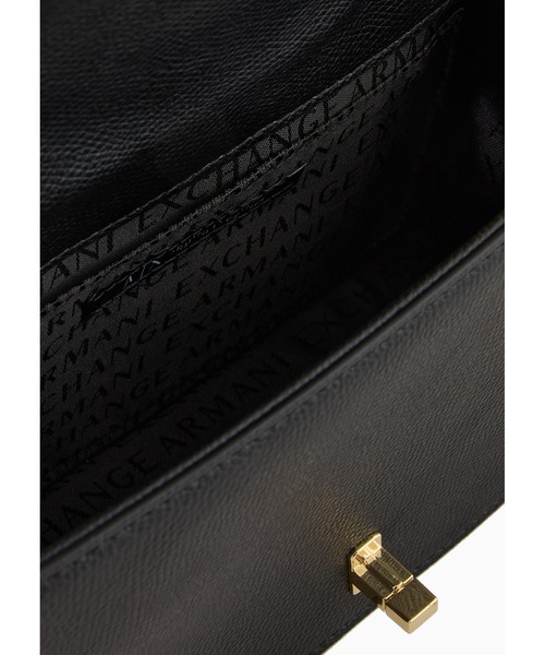「ARMANI EXCHANGE」 ショルダーバッグ FREE ホワイト×ブラック レディースの画像
