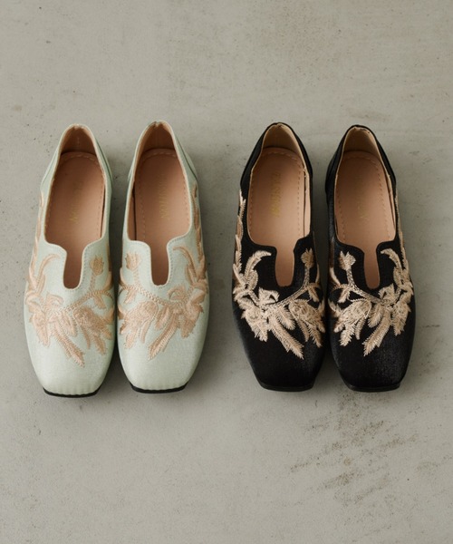 「Unitage」 「fashion」シューズ LARGE ブラック レディース_画像2