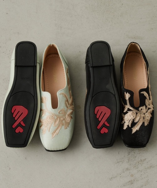 「Unitage」 「fashion」シューズ LARGE ブラック レディース_画像3