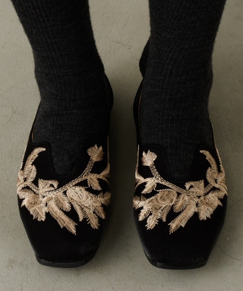 「Unitage」 「fashion」シューズ LARGE ブラック レディース_画像5