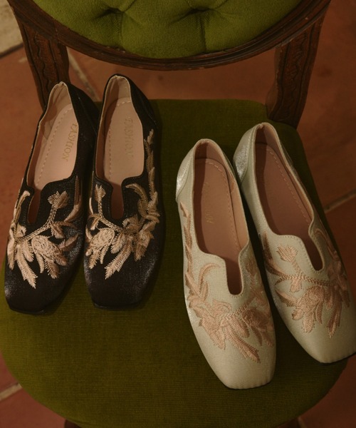 「Unitage」 「fashion」シューズ LARGE ブラック レディース_画像9