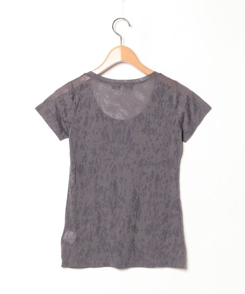 「BALMAIN」 半袖Tシャツ 38 グレー レディース_画像2