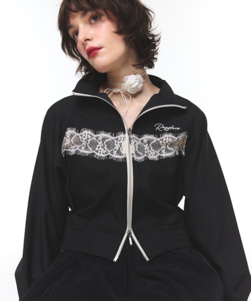 ROSY LUCE（ロージールーチェ） ブルゾン アウター LACE LINE ZIP