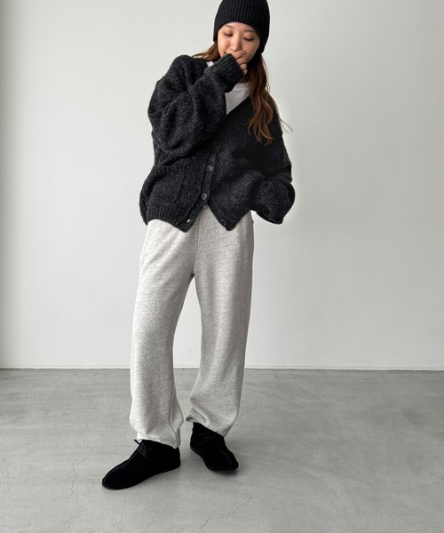 「CANAL JEAN」 ニットカーディガン ONE SIZE ブラウン レディースの画像