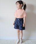 tシャツ 「新色追加」ぽこぽこジャガード袖リボ...の詳細画像3