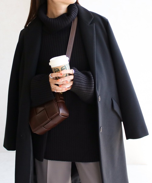 STUDIOUSのセミロングチェスターコート新品です NYLAUS（ナイラス） コート チェスターコート 「SG」セミロング