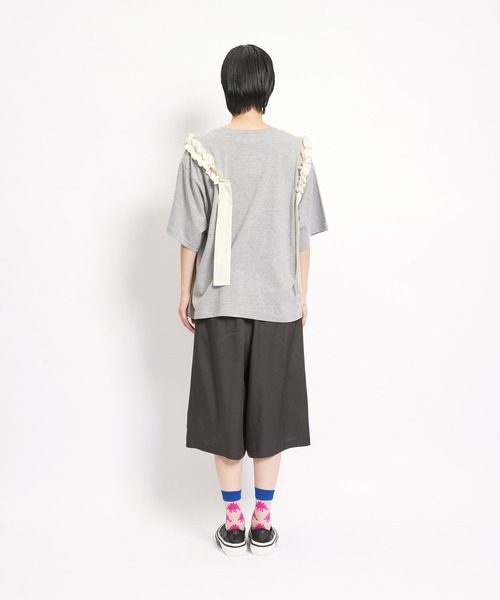 「gomme」 半袖カットソー MEDIUM ブラック レディース_画像4