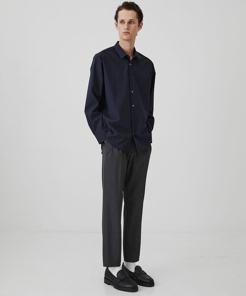 UNITED TOKYO 　ネイビー　 size 2　ウォッシャブル UNITED TOKYO（ユナイテッドトウキョウ） シャツ メンズ : ZOZOTOWN