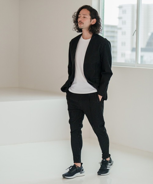 「CAMBIO」 ジャケット L カーキ メンズ_画像6