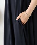 ワンピース ストレッチジョーゼットマキシワンピの詳細画像2