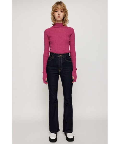 「SLY」 ブーツカットデニムパンツ 26inch ブルー レディース_画像2