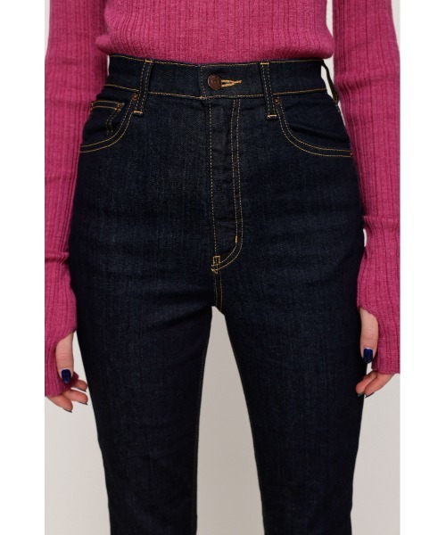 「SLY」 ブーツカットデニムパンツ 26inch ブルー レディース_画像6