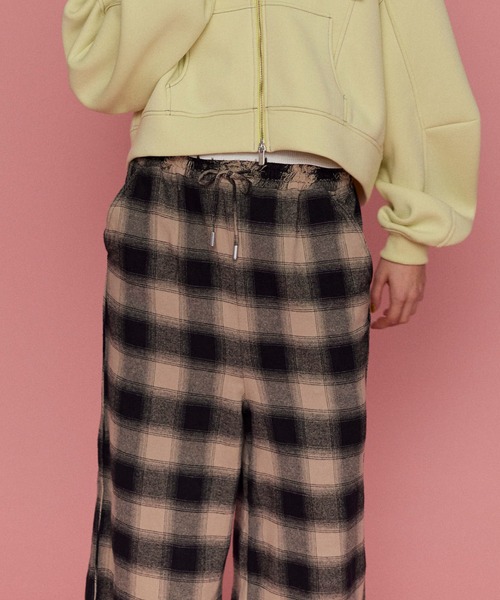 「MAISON SPECIAL」 イージーパンツ 36 ブルー レディース_画像5