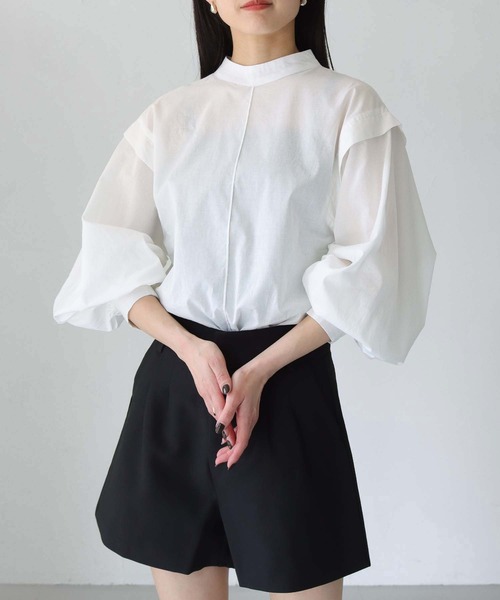 「cheriella」 長袖ブラウス M オフホワイト レディース_画像6