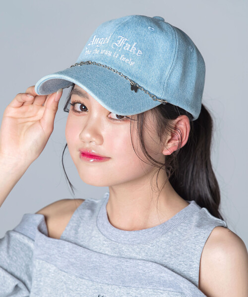 ZIDDY（ジディー） キャップ 帽子 「 ニコプチ 」チェーンチャーム