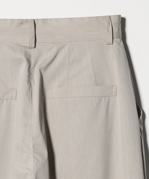 ワイドパンツ スラックス パンツ 「Steven Alan」TC タフタ タック トラウザーズ レディースの画像