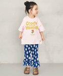 パンツ 「吸水速乾」無地総柄プリーツレギンスパ...の詳細画像3