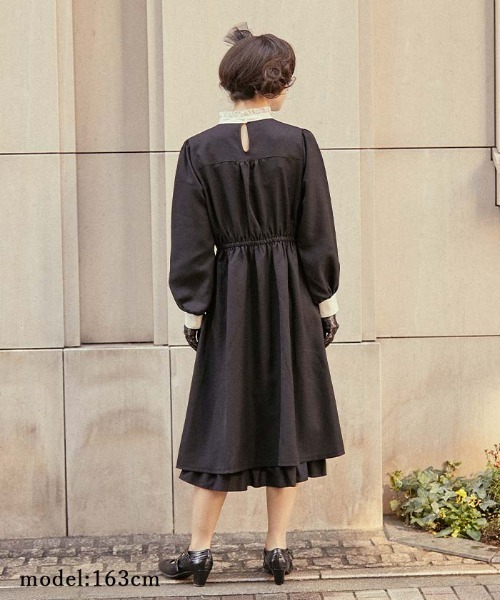 axes femme（アクシーズ ファム） 長袖ワンピース FREE オレンジ