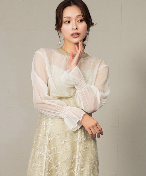 「GIRL」 コンビワンピース L イエロー レディース_画像6