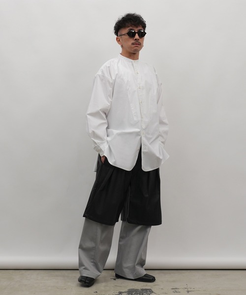 「Aphlotus」 長袖シャツ LARGE ブラック メンズ_画像2