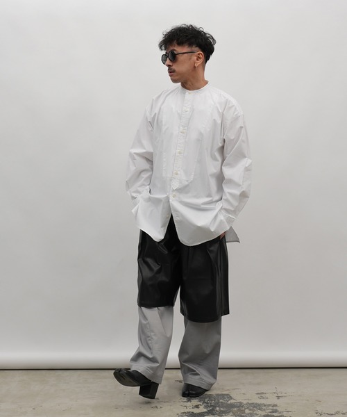 「Aphlotus」 長袖シャツ LARGE ブラック メンズ_画像6