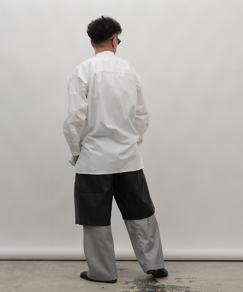 「Aphlotus」 長袖シャツ LARGE ブラック メンズ_画像9