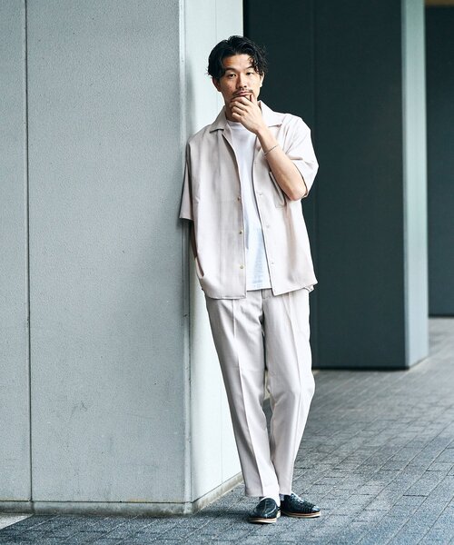 「417 EDIFICE」 半袖シャツ SMALL ネイビー メンズ_画像3