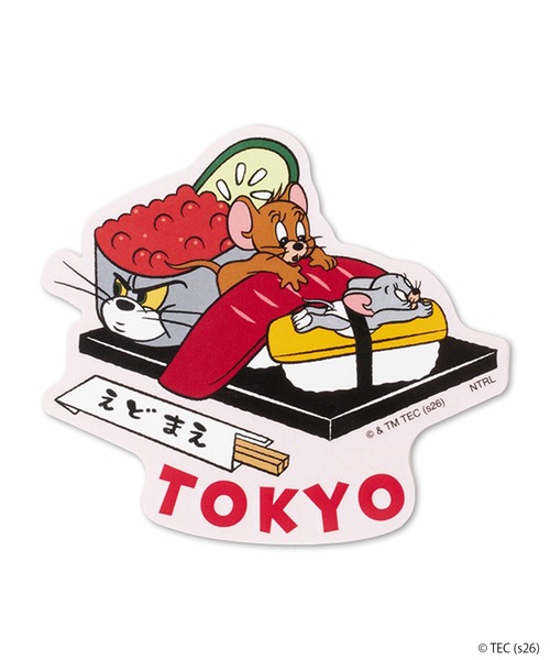 ステッカー 「公式」トムとジェリー ご当地東京ステッカー : ZOZOTOWN
