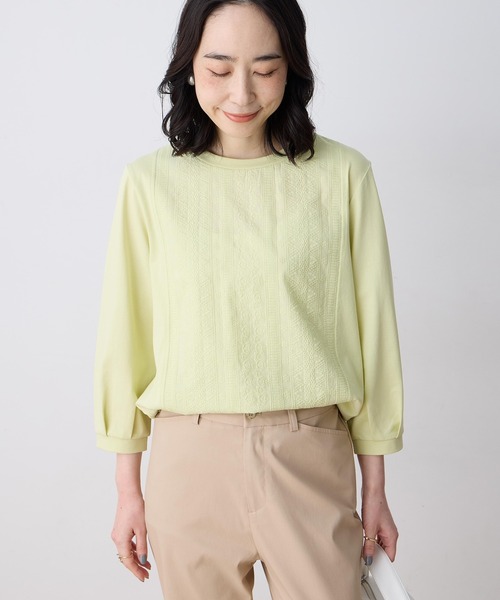 「DECOY SINCE 1981」 長袖カットソー M イエロー レディース_画像4