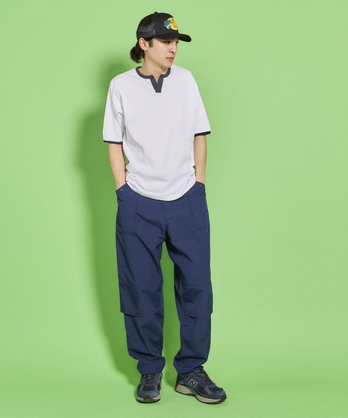 「WALLA WALLA SPORT」 半袖Tシャツ MEDIUM ホワイト×グリーン メンズ_画像5
