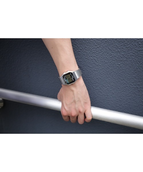 「TIMEX」 デジタル腕時計 FREE シルバー メンズ_画像6