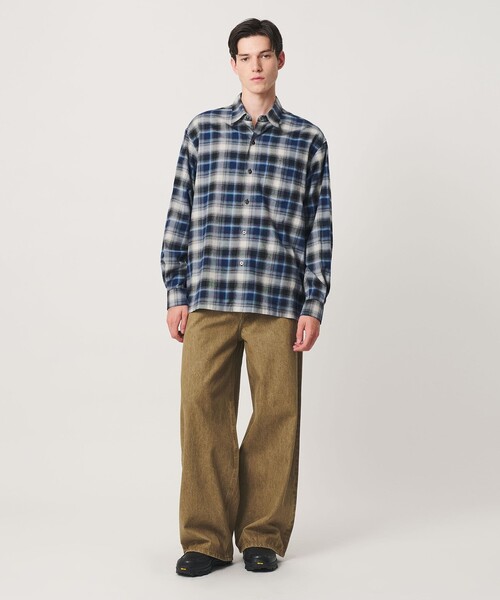 monkey time BEAUTY＆YOUTH UNITED ARROWS シャツ ブラッシュド