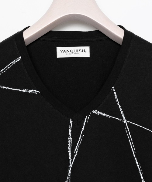 「VANQUISH」 半袖Tシャツ M ブラック メンズ_画像6