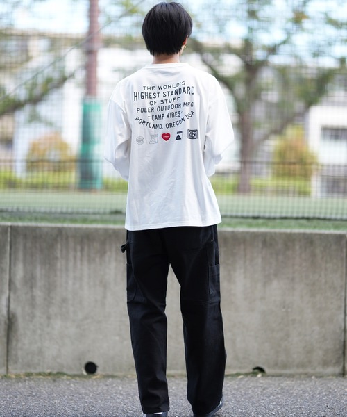 「POLeR」 ノースリーブトップス X-LARGE ホワイト メンズ_画像7
