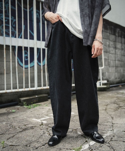 「SENSE OF PLACE by URBAN RESEARCH」 デニムパンツ LARGE ライトインディゴブルー メンズ_画像4